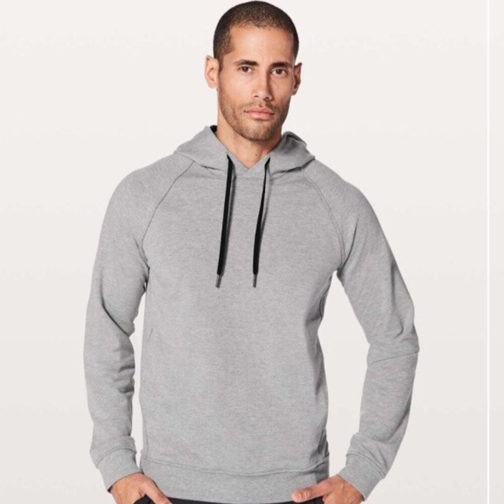 lululemon Men's Large - City Sweat Pullover Hoodie (Heather Grey)